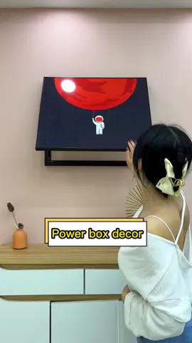 Power box wall painting #decoration #wallpainting #wallart #homedecor #dreamhome #powerbox