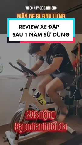 ⭐️ Review xe đạp, Sau 1 Năm sử dụng #DANGBEOO #GYM #Fitness #luxsportvietnam #gymsquadvn #imentertainment #sponsored