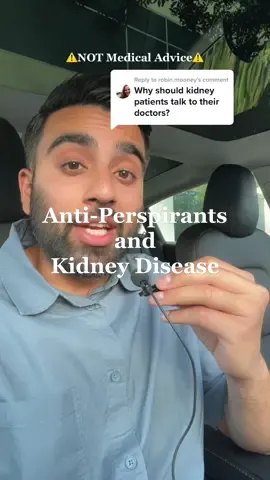 Reply to @robin.mooney  #kidney #kidneyfailure #kidneydisease #kidneywarrior #antiperspirant #aluminum #talktoyourdoctor #doctorsreaction #tiktokdoctor