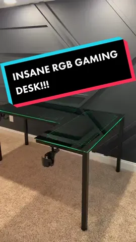 Checking out @Eureka Ergonomic NEW gaming desk! The GTG-L60 #pcbattlestations #techtok #gamingdesk #GamingSetup #gamer #rgb