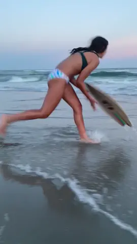 When the board bites back! #surfing #surfingfails #comedy #fyp #funny #beach #beachfail #beaches #skimboards #skimboarding