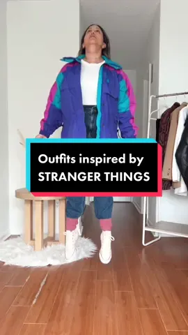 Outfits inspired by stranger things! Video inspired by @badkidhq #strangerthings #outfitsinspired #80soutfit #TikTokFashion