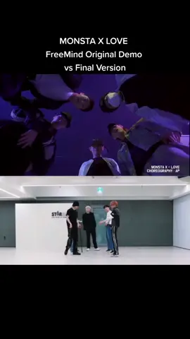 MONSTA X Love Choreo FreeMind Original Demo vs Final Version #몬스타엑스 #monstax #monsta_x #minhyuk #jooheon #joohoney #kihyun #hyungwon #im #changkyun #monstaxlove #kpop #dance #hiphop #freemind #choreography @monsta_x_514 @freemindkr
