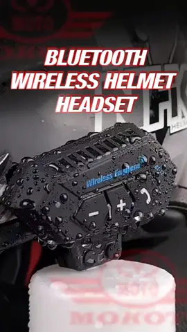 Have a Hands-free and Anti-interference riding experience with our Mokoto BT-12 Bluetooth Helmet Headset! Grab yours Now 😍 #fyp #fypシ #foryou #tiktok #headset #helmet #intercom