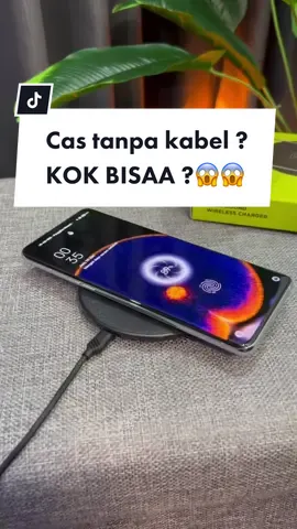 Cas Hp tanpa kabel emang bisa ? Pake alat ini yaa guys #chargerwireless #traktirantiktokshopping