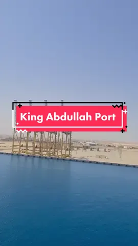 King Abdullah Port for your viewing pleasure. #shiptok #merchantnavy #shipcaptain #shiplife #megaship #containership #captainmark #logistics #ship #supplychain #traveltiktok
