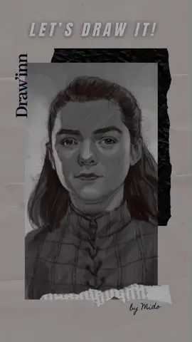 #drawing #painting #art #drawingprocess #artistsoftiktok #artist #fyp #fypシ #viral #tiktok #sketching #howtodraw #portraitdrawing #gameofthrones #arya