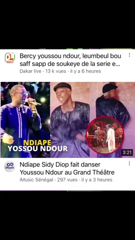 @Youssou Ndour@TFM_SENEGAL @Abba No Stress tothie n’a grand Theatre 😂😂😂