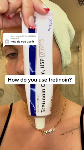 Reply to @user891624507191 this is how! #tretinoin #tretinoincream #skintok #fyp #foryourpage