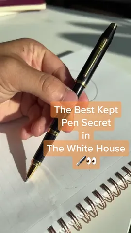 One of the best-kept secrets in the Oval Office? ✍️ Iink in ma Bl0! #amazonfavorites #pentok #TikTokTaughtMe #amazonmusthaves #tiktokmademebuyit #LearnOnTikTok #crosspen #crosspens #giftsforhim #fathersdaygifts #graduationgift