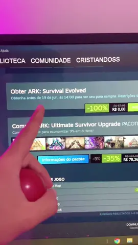 um dos melhores jogos de graça que eu já falei aqui #fy #foryou #jogosgratis #ark #jogossteam #jogosonline #epicgames #setupgamer #CapCut #pcgamer