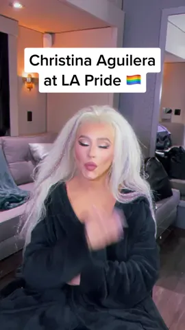 @Christina Aguilera at #LApride 🏳️‍🌈 #christinaaguilera #xtina #Pride #pridemonth #ladymarmalade #youarebeautiful #pridemusic