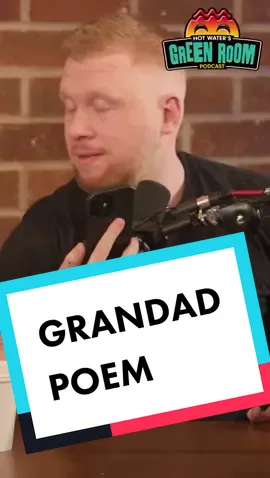 Granddad Poem... #hwgreenroompod #fyp #foryoupage #foryou #funny #podcast #silly #uk #comedy #hilarious #jamiehutchinson #tonycarroll