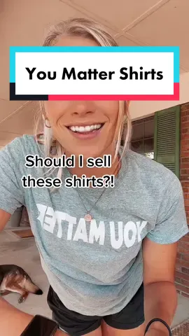 You matter!! The back would have the NEW crisis 988 number launching in July! #youmatter #tshirt #MentalHealth #awareness #positivity #spreadkindness #fyp #mentalhealthmatters #SelfCare #coping #MakeNightsEpic