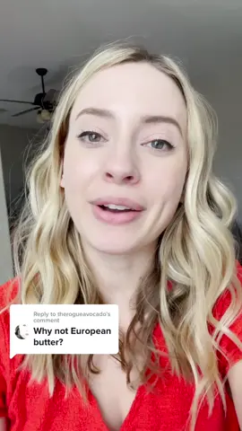 Reply to @therogueavocado European vs. American Butter: Part 1! 🧈👩‍🔬  I'm explaining the differences between these two types of butter as well as sharing a quick tip in case you only have access to European butter when a recipe calls for American-style butter!  Stay tuned for Part 2... I'm sharing some side-by-side experiments because I know how much you guys love those 😎🙌 #bakingtips #bakingscience #bakinghacks #butter