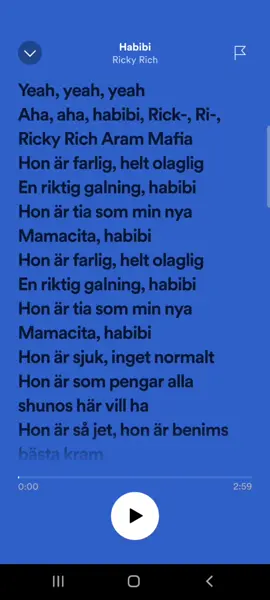 #habibi by #rickyrich #aramafia #ElectrifyTheMini #holidaymodeactivated #JDSummerDrip #fypfypfypfypfypfypfypfypfypfypfyp #fyp #spotifylyrics #spotify #spotify_changedlyrics