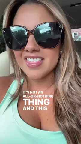 Do you struggle with the all or nothing mindset? #momsover30 #postpartumweightloss #MomsofTikTok #weightlosstransformation #FitTok #weightlosstips #hypothyroidism