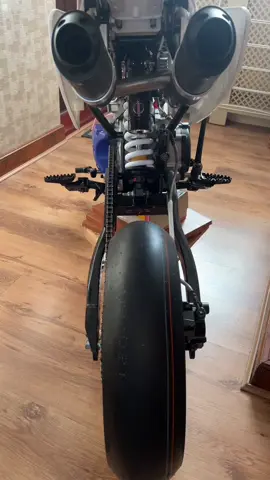 Did someone say she’s ready to ride👀 #crf70 #supermoto #160cc #custom #built #pitbike #dnm #rearsuspension #sp #wracing #cw #ycfusa #sumo #sm #mx #mags #slicks #tires #rims #fullmod #1 #168 #pitty #racebike #racesetup