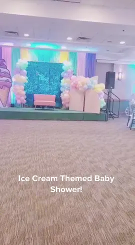 Cute Icecream themed baby shower! #icecreambabyshower #babyboy #boyshower