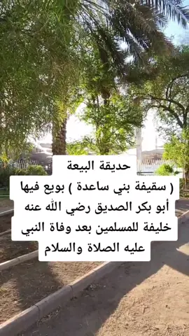 سقيفة بني ساعدة #مشاهير_تيك_توك #المدينه_المنوره #foryou #fyp