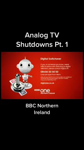 Analog Tv Shutdowns - BBC Northern Ireland #analogtv #analogshutdown #tvsignoff #marinejumbo