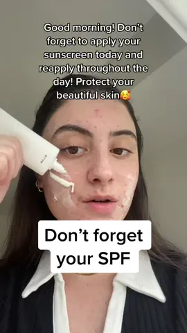 SPF is your BFF so don’t forget about her!! 🥰 #sunscreen #sunscreenisimportant #sunscreenviral #skincaretips #skincareroutine #skintok #SkinCare101 #acneskincare #acnepositivity #skinpositivity