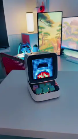 Divoom Ditoo Plus Retro Mini Computer ✨ #aestheticspeaker #deskaccessory #divoomspeaker #pixelartminecraft #spyfamily #setupprogress