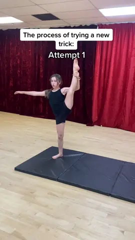Can you guess what type of trick is Evie’s favorite? Lol #dance #dancer #dancemoms #acrobatics
