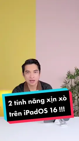 2 tính năng mình cực kì thích trên iPadOS 16!!! #LearnOnTikTok #thanhcongnghe #education #novagr #cellphonesvn