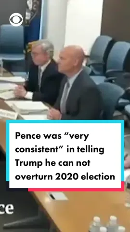 Marc Short, former VP Mike Pence’s chief of staff, tells Jan. 6 committee that Pence was “very consistent” in telling former Pres. Trump that he did not have authority to overturn the 2020 election. #news #jan6hearings