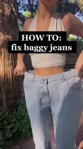 thrifted these jeans months ago & it just took me 1 day to fix them smh #thriftflip #thriftedjeans #sewing #sewtok #diyjeans