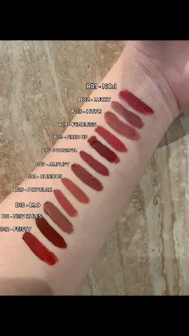 swatches transferproof lip cream make over #fypdongggggggg