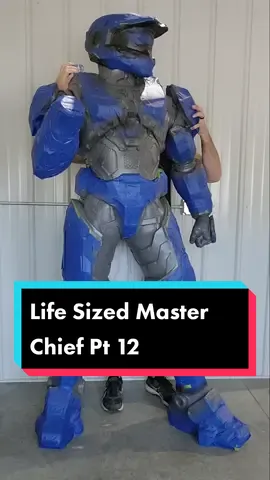 Back to work on the big guy! #3dprinted #3dprinting #Halo #haloinfinite #masterchief #Xbox #propmaking