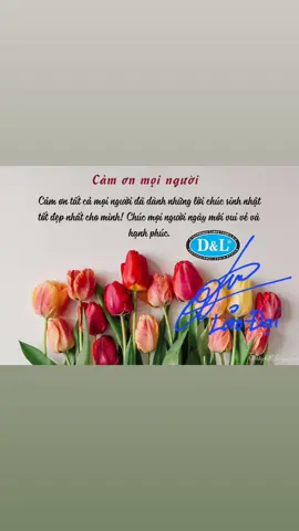 XIN CẢM ƠN TẤT CẢ MỌI NGƯỜI ĐÃ GỬI LỜI CHÚC SINH NHẬT XIN CẢM ƠN #xuhuong #tiktok #loahoatien