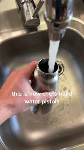 diy water gun for chefs