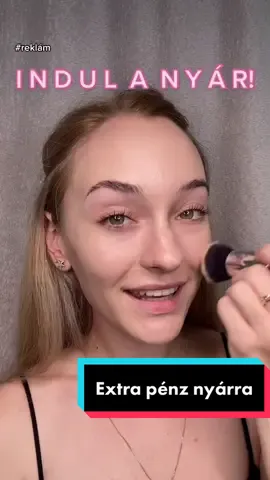 Nyári ajánlat és nyári smink tutorial💖 @diakcenter20 #diákmunka #diákcenter #indulanyár #zsebpénz #extrapénz #sminktutorial #sminktips #sminkes #magyarsminkes #sminktippek #diák #diákok #vakáció #nyáriszünet #unalomellen #magyartiktok #magyar #gyereteis #csaknekedbe #csaknekedcsakmost #puszi