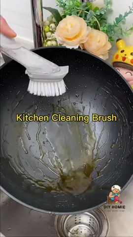 Automatic Soap Dispensing Cleaning Brush，protect your hands😌👐#dishbrush#dishwash #dishwash#dishwashing #kitchenware #kitchen #cooking #household #diyhomie