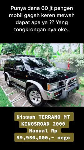 Nissan terrano Kingsroad bekas simpanan wakil bupati #nissan #terrano #nissanterrano #terano #terranoclub #nissanterranoclub #hitam #gagah #keren #mewah #jualbelimobil #fyp #virall #viral #masukberanda #fyp #foryoupage