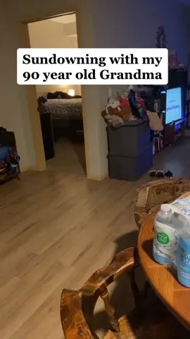 If safe, do not try to correct this behavior #sundown #dementia #dementiaawareness #sundowning #alzheimer #alzheimers #alzheimersawareness #90yearsold #grandmasgonewild #movingout @auntieten1