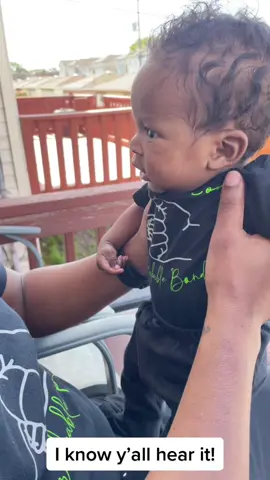 Raiden’s first word: yeah😂😂even the caption picked it up💀these pandemic babies really are different!  #babysfirst #babysfirstword #pandemicbaby #twomonth #talkingbaby #babygenius  #fyp #foryoupage #foryourpage