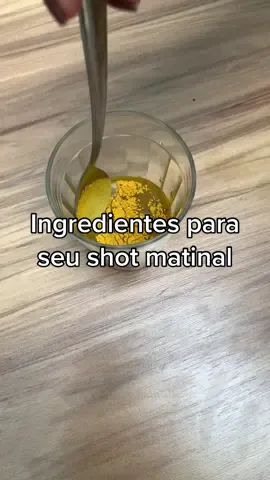 Quais os melhores ingredientes para seu shot matinal?! #ArraialTikTok #shot #shotmatinal #curcuma #fy