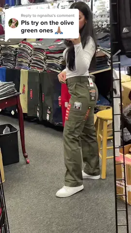 Reply to @ngnailss #fyp #foryou #anaheim #california #dickiestryon #tryonhaul #mazufashion #mensclothing #unisexfashion #streetwear #oc #orangecounty #greencargopants  #cargopants