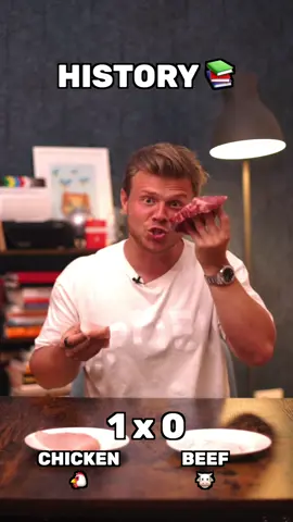 Brand Wars (ep. 9): CHICKEN 🐔 vs BEEF 🥩 who’s your winner? #LearnOnTikTok #brands #business