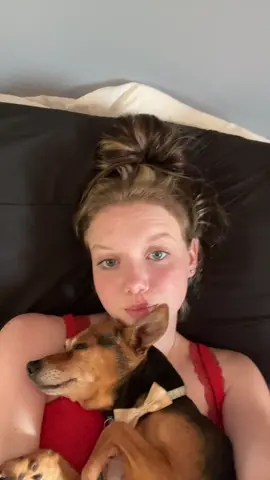 just a girl and her old pup #fyp