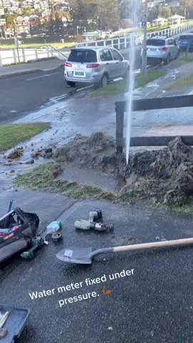 Loved the pressure of this repair 👌🏾💪🏾⛲️💦 #fyp #fypシ #fypシ゚viral #plumbing #plumber #viral #burst #fypviral #outdoor #maintenance #plumbinglife