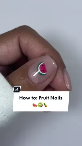 @yodeebs shows us how she serves up her #FruitNails 🍉🥝🍍 #OPI #OPIObsessed #FruitManicure #nails #NailArt #SummerNails