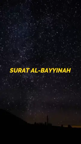 Balas @zifoe Hati lgi berkecamuk? Yuk dengerin dan ngaji bareng Surah Al-Bayyinah (Bukti Nyata) ayat 1-8. #ngajibareng #alquran #merdu #albayyinah #sahabatquran #pahala #murrotalquran