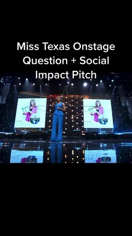 My Onstage Question/Social Impact Pitch from last night’s preliminary competition! There isn’t a prelim award given for this phase of competition, but I had SO much fun cheering on the new gown/talent winners! Tonight I compete in evening wear! #fyp #viral #fypシ #misstexas #missamerica #texas #tx #southlake #stutter #advocate #hashimotos #hypothyroidism #autoimmunedisease #musicaltheatre #dallas #dfw #musical #tedtalk #grwm  #slay