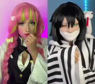 #duo avec @shaows 🌸Mitsuri x Obanai🌸 #cosplay #cosplayer #cosplaying #demonslayer #kimetsunoyaiba #demonslayercosplay #mitsuri #mitsurikanroji #mitsuricosplay #obanai #obanaixmitsuri #obanaicosplay