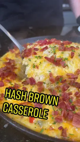 Hash Brown Casserole #fyp #foryou #mrmakeithappen #breakfast